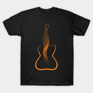 Guitar Female figure T-Shirt